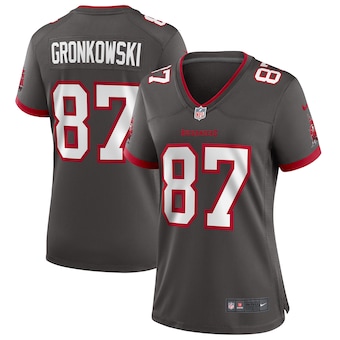 womens nike rob gronkowski pewter tampa bay buccaneers alter